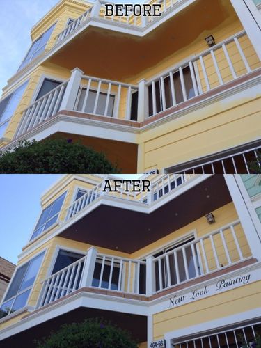 Before and After Exterior Painting Services San Francisco, CA
