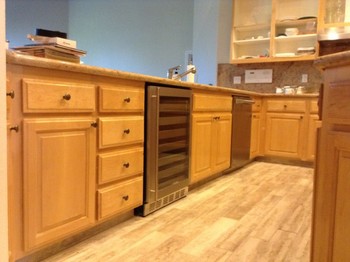 Before and After Cabinet Refinishing Del Rio, CA