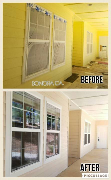 Before & After Exterior Painting in Sonora, CA